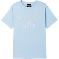BOY LONDON 伦敦男孩 暗黑罗盘鹰翼权杖印花哥特朋克T恤