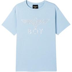 BOY LONDON 暗黑罗盘鹰翼权杖印花哥特朋克T恤