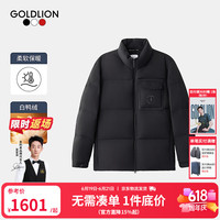 金利来 秋冬季节羽绒服男面包服外套 黑色-99 M 170/88A 推荐110-135斤