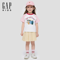 Gap 893689 纯棉插肩袖 淡粉色 100cm 儿童T恤