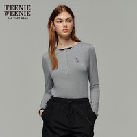TEENIE WEENIE 小熊长袖T恤 中灰色 M