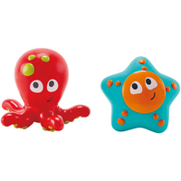 今日必买：Hape 吸吸乐戏水玩偶组 章鱼+海星 2件套 情景玩具