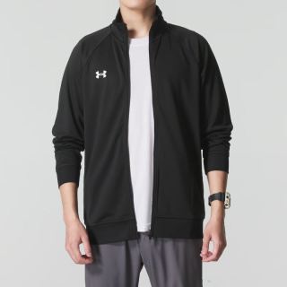 安德玛 立领夹克男 时尚简约宽松舒适针织透气运动休闲上衣外套 2XL