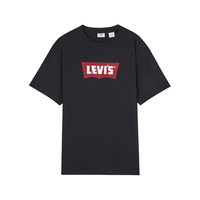 Levi's/李维斯 同款美式休闲logo印花宽松落肩袖圆领短袖T恤