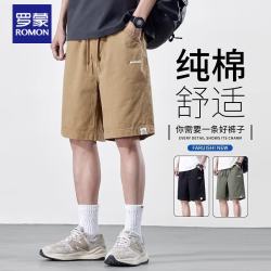 罗蒙 男士纯棉工装休闲短裤 D5007