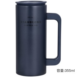 星巴克 保温杯-JND355ml 保温杯 355ml 深卡其布色