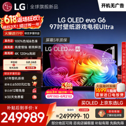 LG 电视G6系列 OLED97G6PCA OLED壁纸电视 97英寸