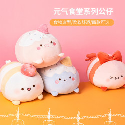名创优品 元气食堂系列公仔玩具玩偶礼物柔软萌趣送生日礼物