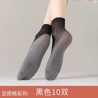 凯文狼 防勾丝棉底吸汗 女式中筒袜