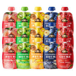 小皮 Little Freddie）果泥婴儿辅食宝宝果泥西梅泥香蕉苹果多口味水果泥 【重磅