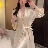 浪妗 真丝吊带睡裙 白色 家居服