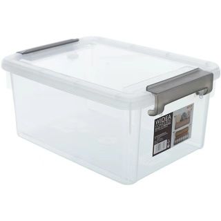 禧天龙 加厚耐用收纳盒 3个装 透明白 31*23*14CM