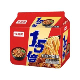 88VIP：今麦郎 1.5倍大份量 方便面5包