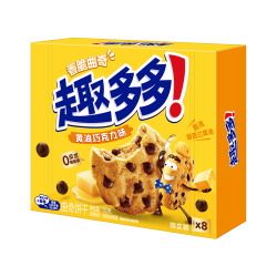 趣多多 香脆曲奇 170g 奶香黄油巧克力味