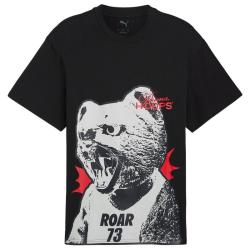 PUMA 狂野印花廓形纯棉短袖男T恤