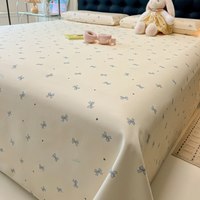 卡莫妮 兰相思 老粗布床单 120x230cm 蓝色
