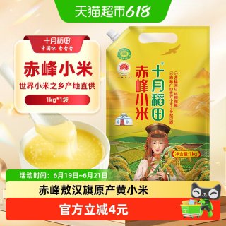 今日必买：十月稻田 黄小米 1kg 袋装