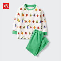 UNIQLO/优衣库 481899 婴幼儿绘本合作系列长袖睡衣 绿色 80cm
