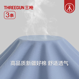 三枪 纯棉男内裤 A类母婴级抗菌茶多酚草本底档 3条装 XL
