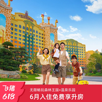 飞猪旅行 清远长隆长颈鹿城堡酒店3天2晚无限畅玩森林王国+温泉乐园 端午暑假适用