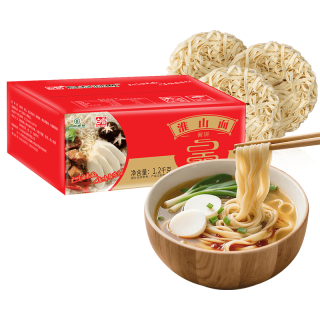 白云 淮山面条 1.2kg 非油炸爽滑粗粮山药面
