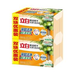 立白 天然椰油皂205g*4块 送肥皂盒
