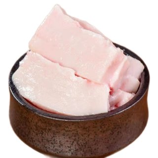 井掌柜 新鲜冷冻去皮黑毛土猪肥膘肉 5斤