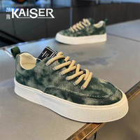 凯撒 男士休闲鞋 KAISER厚底防滑板鞋
