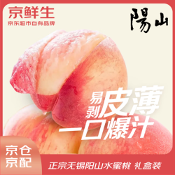 京鲜生 正宗无锡阳山水蜜桃 12粒装 单果4-5两