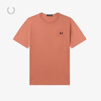 移动端：FRED PERRY 男士休闲T恤2025夏季宽松圆领套头麦穗短袖衫M1600
