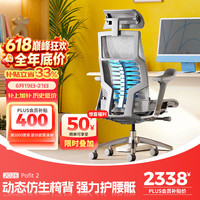 Ergonor Pofit 2代 智能人体工学椅 银白色美国网