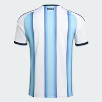adidas 美加墨世界杯 阿根廷队球迷版主场足球短袖球衣