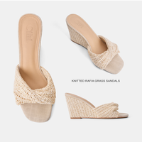Cihi Retro-Wedge 女士坡跟拖鞋 MM25C760