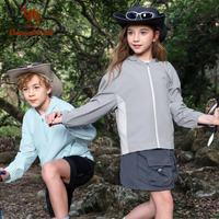 骆驼 儿童防晒衣 UPF50+ 松灰 120cm