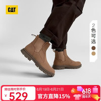 CAT 卡特秋新品男士户外休闲工装高帮靴切尔西黄靴通勤靴
