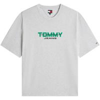 TOMMY HILFIGER/汤米·希尔费格 重磅纯棉印花落肩短袖T恤