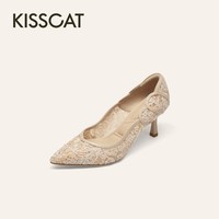 KISSCAT 捕梦网 女士高跟鞋 K76138A-10