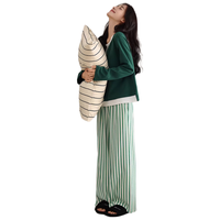 古今 纯棉女士睡衣家居服套装 L