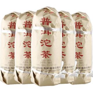 下关沱茶 便装普洱沱茶熟茶 500g*5条