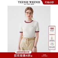 TEENIE WEENIE 小熊 女士短袖针织T恤 TTKW252404W