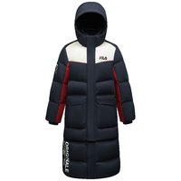 FILA/斐乐 钻石绒儿童羽绒服 长款 2025冬季男童中大童外套
