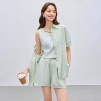 IEF爱依服 轻薄透气 女士夏季短裤三件套
