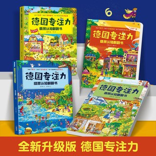 青葫芦绘本 德国专注力训练大书全套 幼儿益智游戏思维逻辑训练书