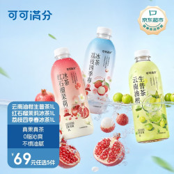 可可满分 荔枝四季春冰茶 1000mL 果汁茶饮料 ≥20%真果汁添加