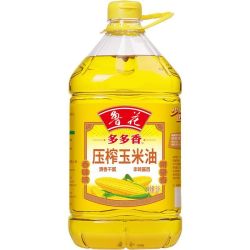 鲁花 压榨玉米油 5L 家用大桶装 非转基因