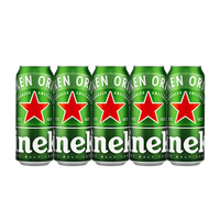 喜力 全麦酿造啤酒 500ml*5罐