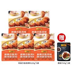 李锦记 奥尔良儿童鸡翅烤翅腌料空气炸锅腌制调料 100g*2
