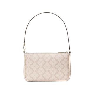 Kate Spade/凯特丝蓓 spade flower 女士老花腋下包 卡其色