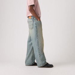 Levi's 2026秋季美式复古做旧BAGGY宽松直筒牛仔裤 浅蓝色 32