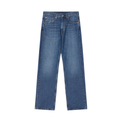 Levi's 男士美式复古水洗555宽松直筒牛仔裤 中蓝色 32